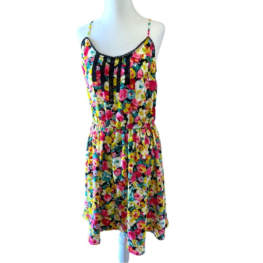 Betsey Johnson Floral Slip Dress Women’s Size 10